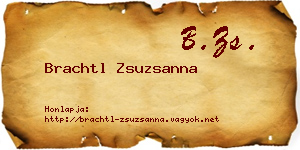 Brachtl Zsuzsanna névjegykártya